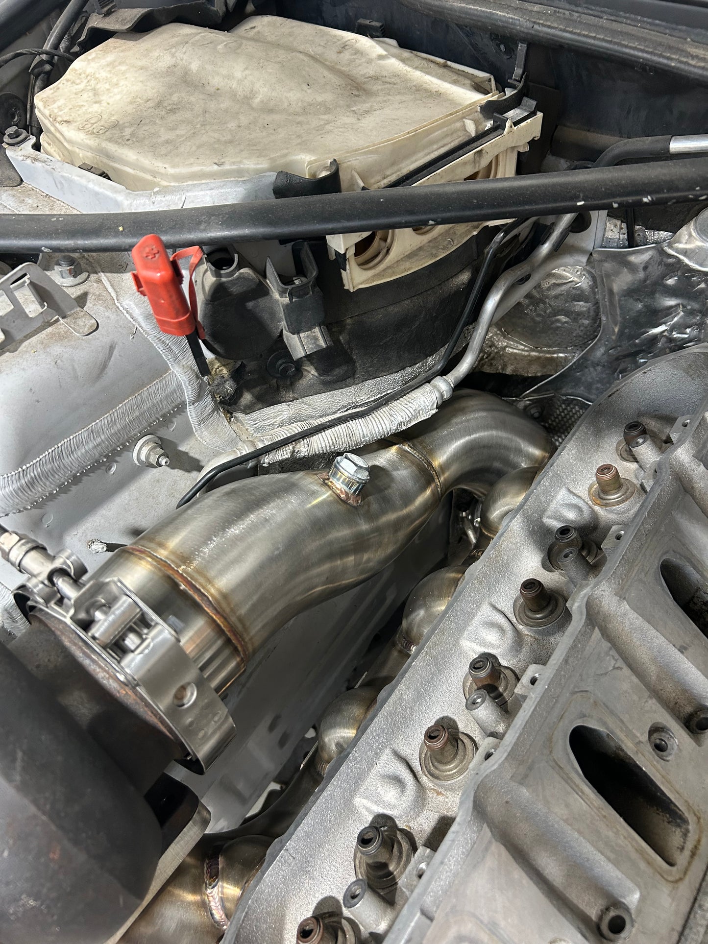 MayhemFab LSE90 Single Turbo kit T4 flange- Hotside+Coldside+Turbo/Intercooler/BOV/Wastegate