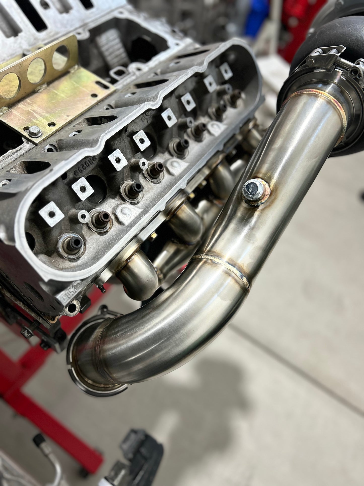 MayhemFab LSE90 Single Turbo kit T4 flange- Hotside+Coldside+Turbo/Intercooler/BOV/Wastegate